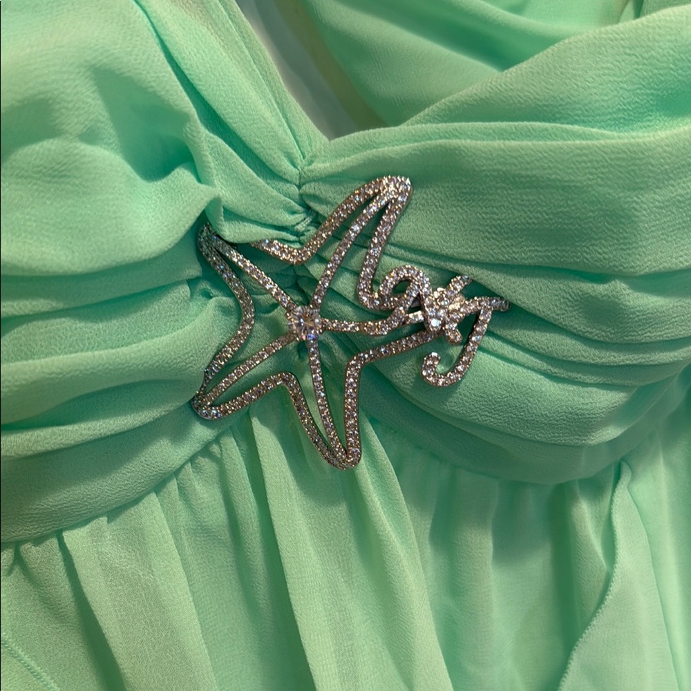 NWT Nana Jacqueline Mariah Dress in Green - Picture 4 of 11